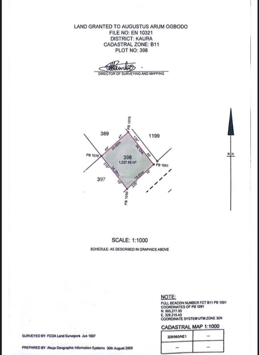 Plot of Land, Kaura, Abuja, Residential Land for Sale