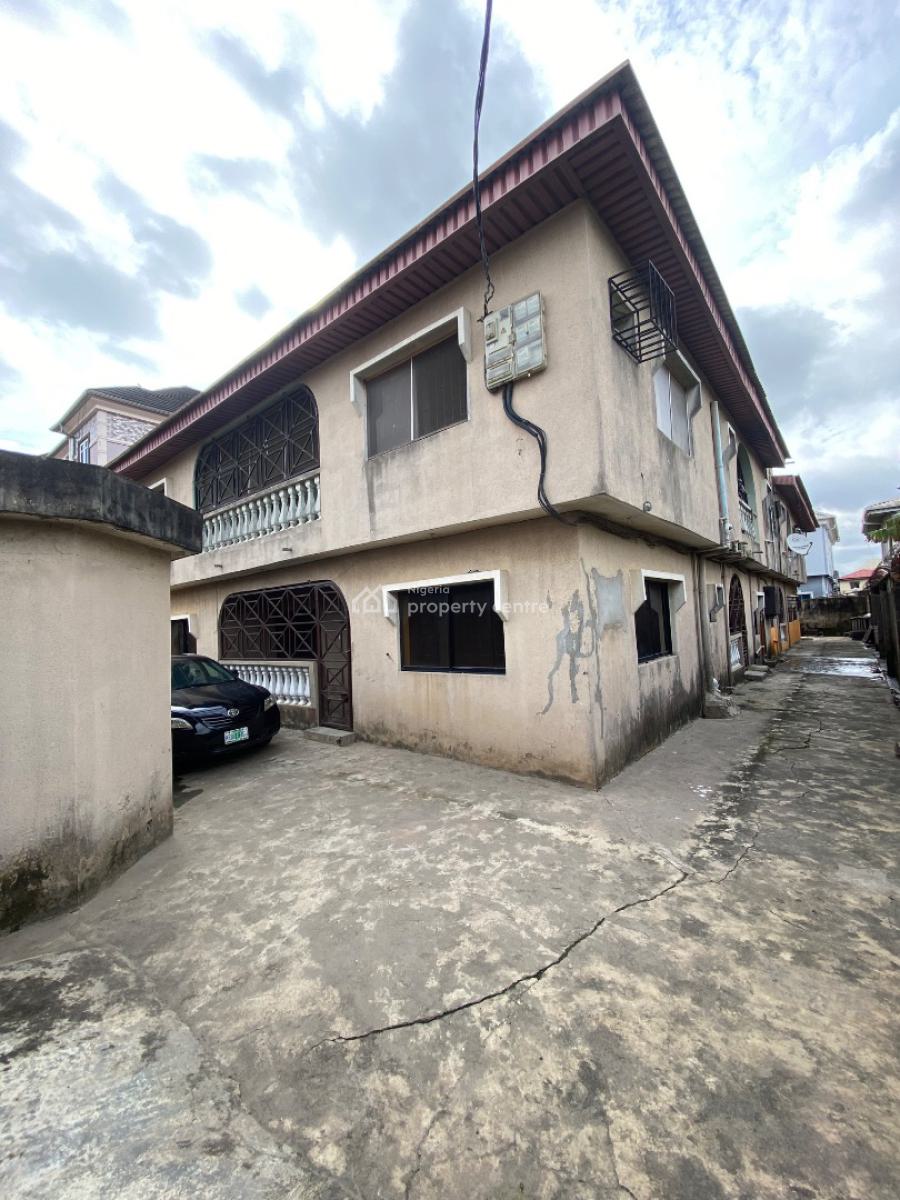 Solid 4 Units of 3 Bedroom Apartment with 2 Shops, Ago Palace, Isolo, Lagos, Block of Flats for Sale