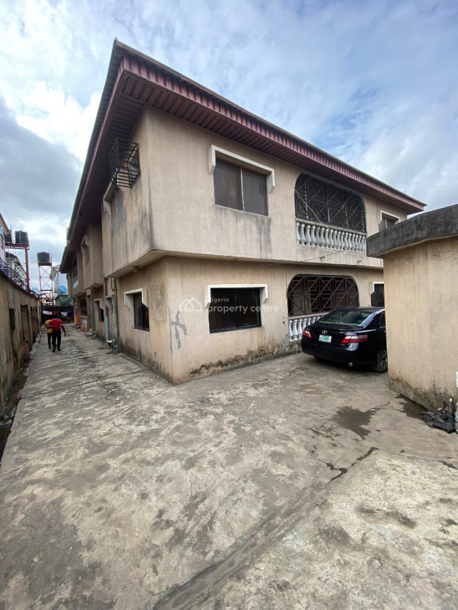 Solid 4 Units of 3 Bedroom Apartment with 2 Shops, Ago Palace, Isolo, Lagos, Block of Flats for Sale