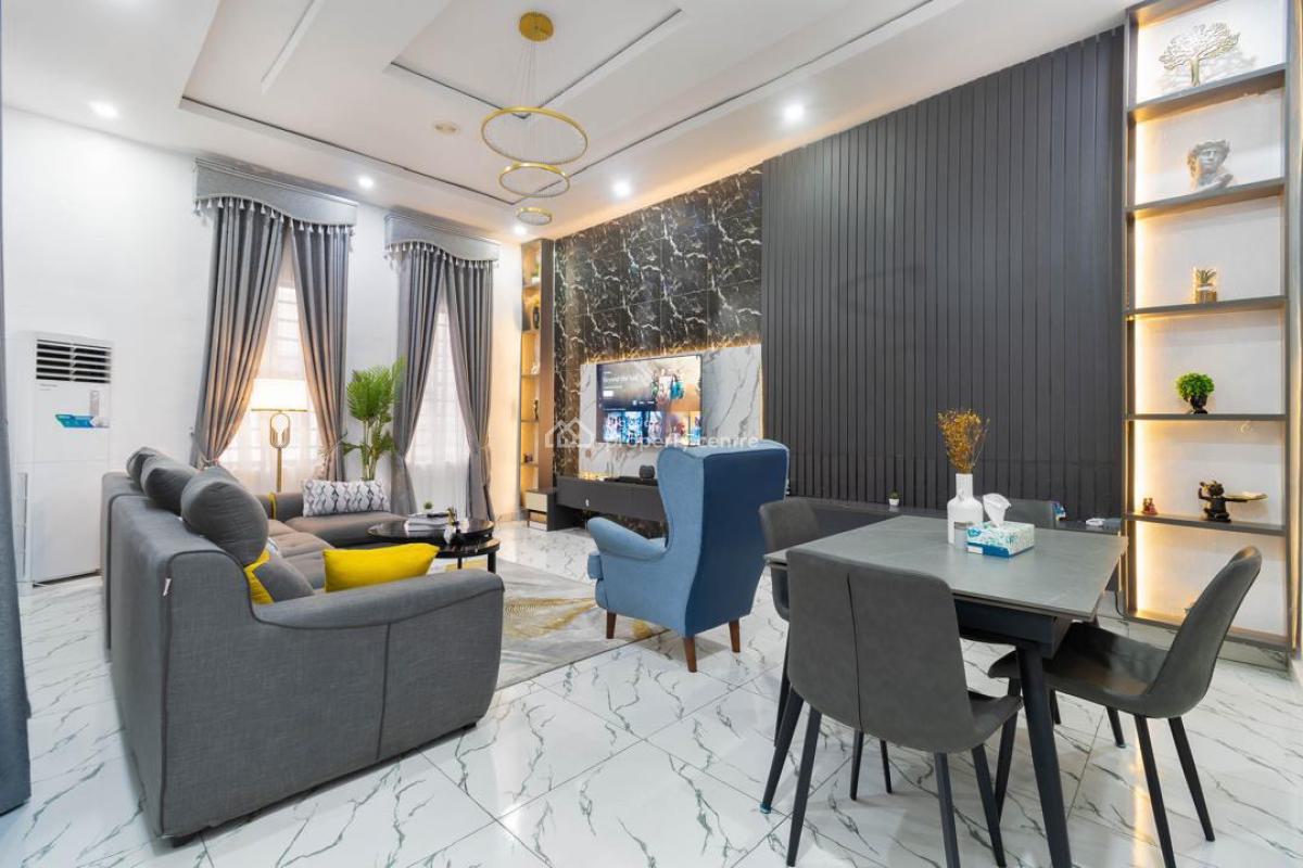 Luxury Sharp 4 Bedrooms Apartment with Ps5 & Swimming Pool, Orchid Road, Lekki, Lagos, Flat / Apartment Short Let
