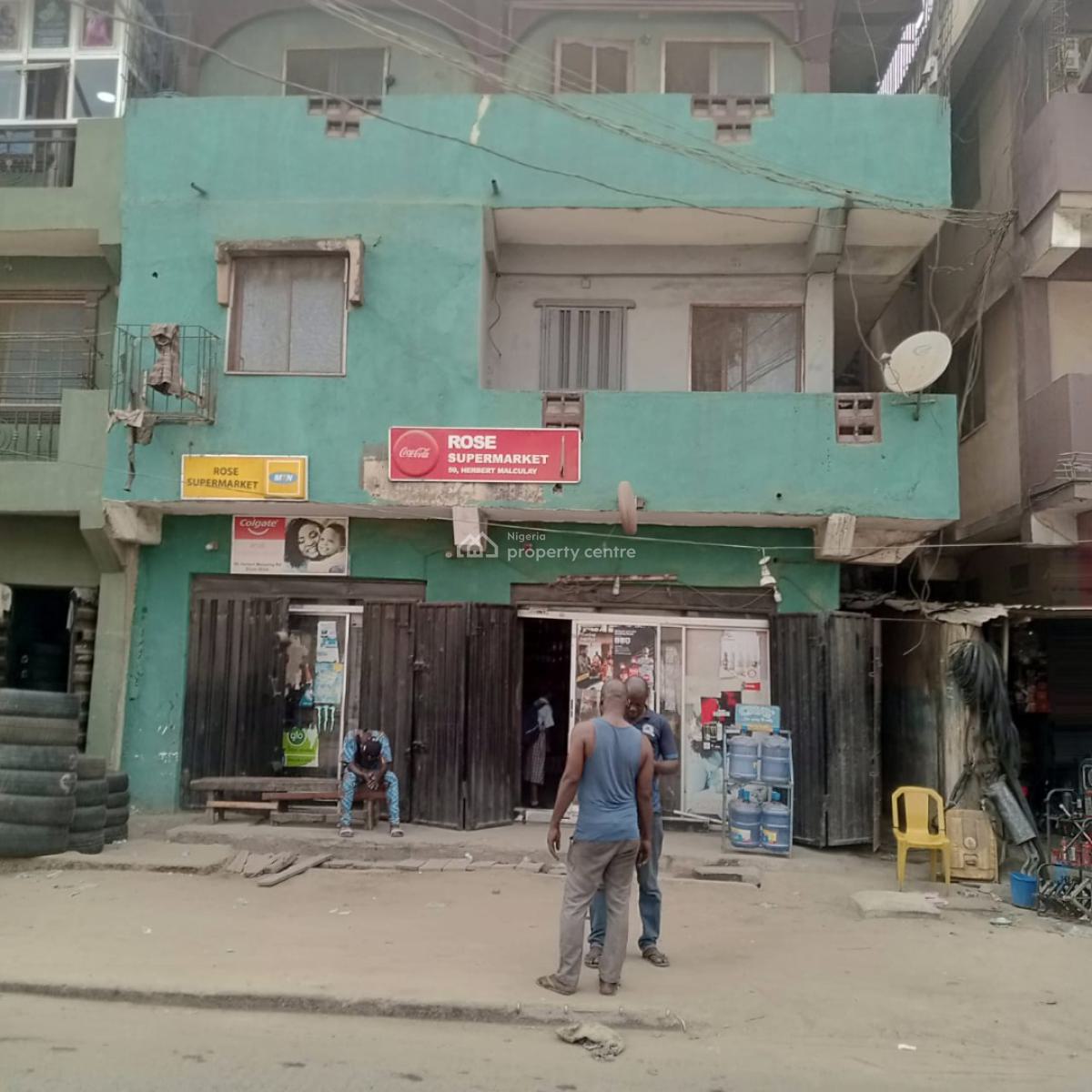 Lovely Solid 2storey Building, Ebute Metta East, Yaba, Lagos, Block of Flats for Sale