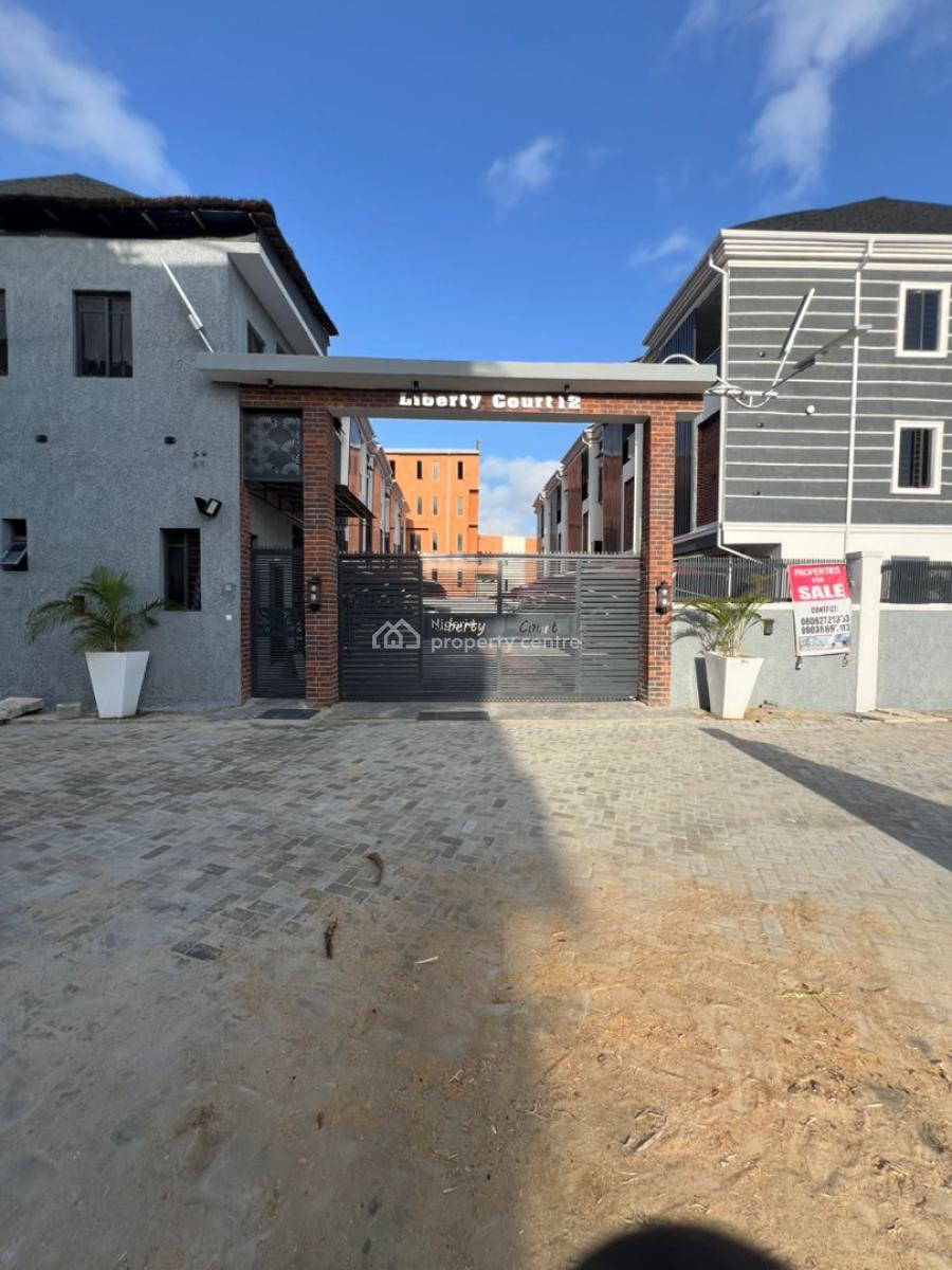 Gorgeously Carved Luxury 4 Bedrooms Terraced Duplex with Swimming Pool, Gym, Ikate, Lekki, Lagos, Terraced Duplex for Sale