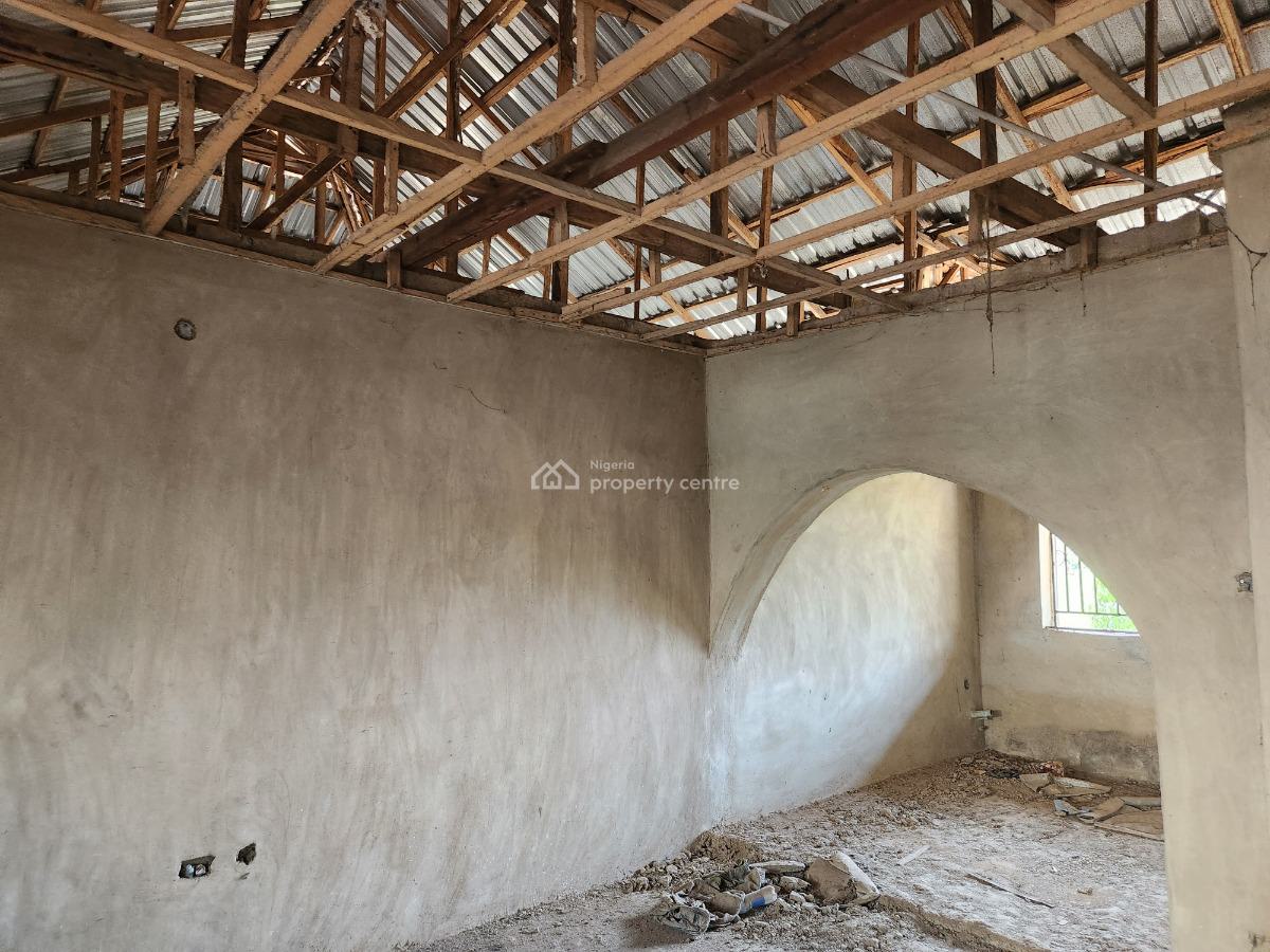 Lovely Uncompleted Twin 3 Bedroom Apartments Bungalow, Zone Q Estate, Jawe, Odo Ona Kekere Off Olf Lagos Road, Ibadan, Oyo, Detached Bungalow for Sale