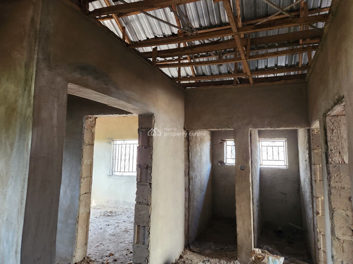 Lovely Uncompleted Twin 3 Bedroom Apartments Bungalow, Zone Q Estate, Jawe, Odo Ona Kekere Off Olf Lagos Road, Ibadan, Oyo, Detached Bungalow for Sale