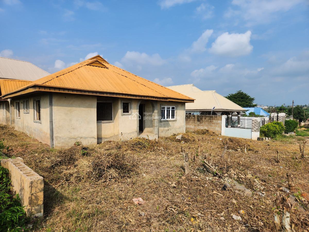 Lovely Uncompleted Twin 3 Bedroom Apartments Bungalow, Zone Q Estate, Jawe, Odo Ona Kekere Off Olf Lagos Road, Ibadan, Oyo, Detached Bungalow for Sale