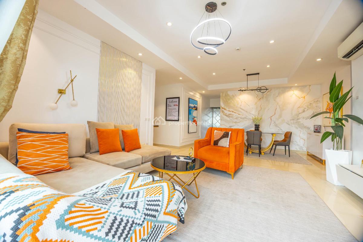 Luxury 3 (three) Bedrooms, City View, 5th Floor, Bluewater Apartment, Lekki, Lagos, Detached Duplex Short Let