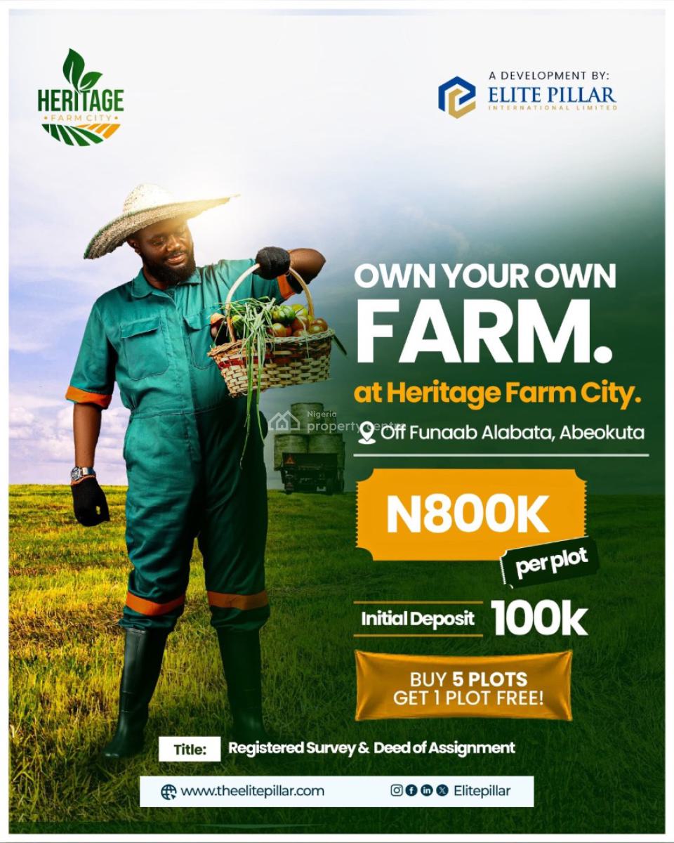 with Over 100 Acres Sold, Its Clear That Everybody Loves Heritage Far, Seeking a High-return, Low-risk Investment, Heritage Farm City,alabata, Abeokuta South, Ogun, Mixed-use Land for Sale