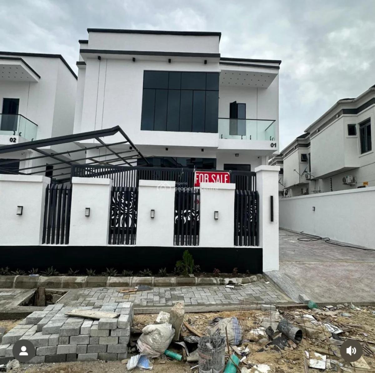 Contemporary 5 Bedroom Detached Duplex, Orchid Road, Ikota, Lekki, Lagos, Detached Duplex for Sale