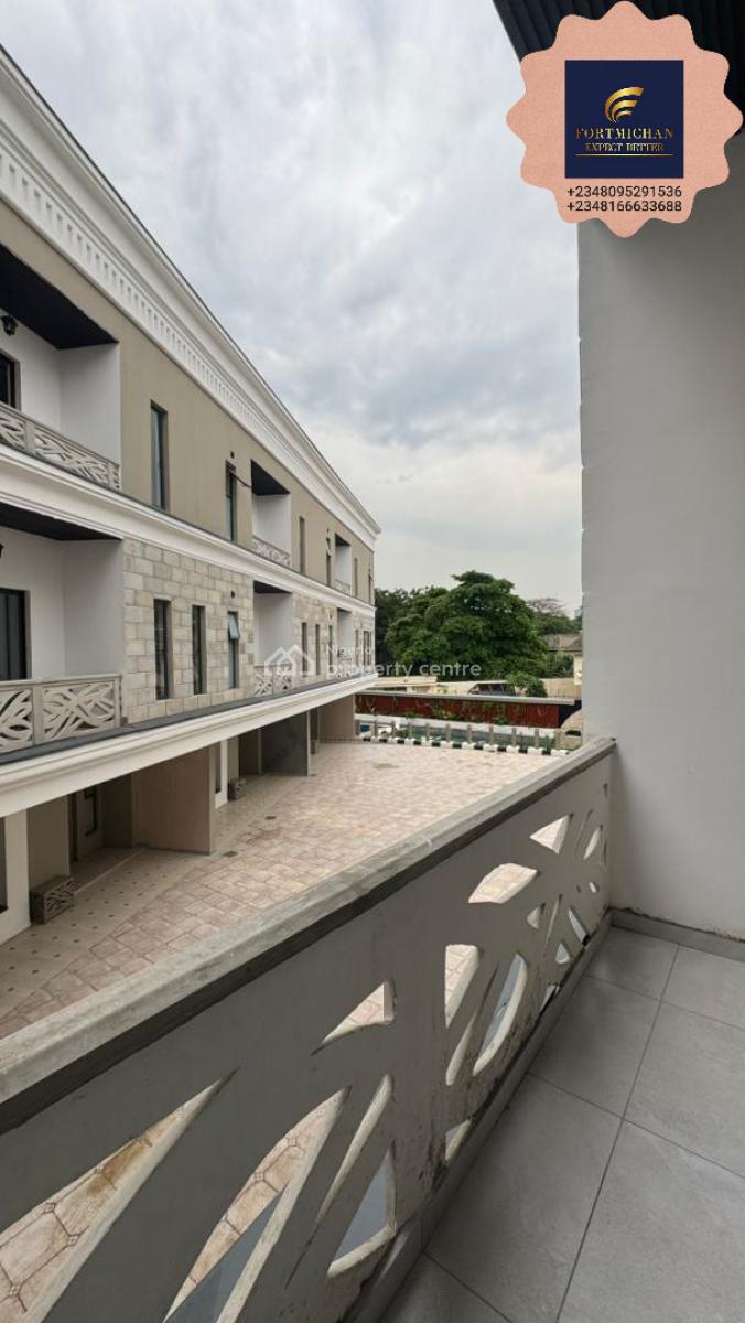 Newly Built Smart 5-bedroom Terrace Duplex with 2 Room Bq, Parkview Estate, Ikoyi, Lagos, Terraced Duplex for Rent