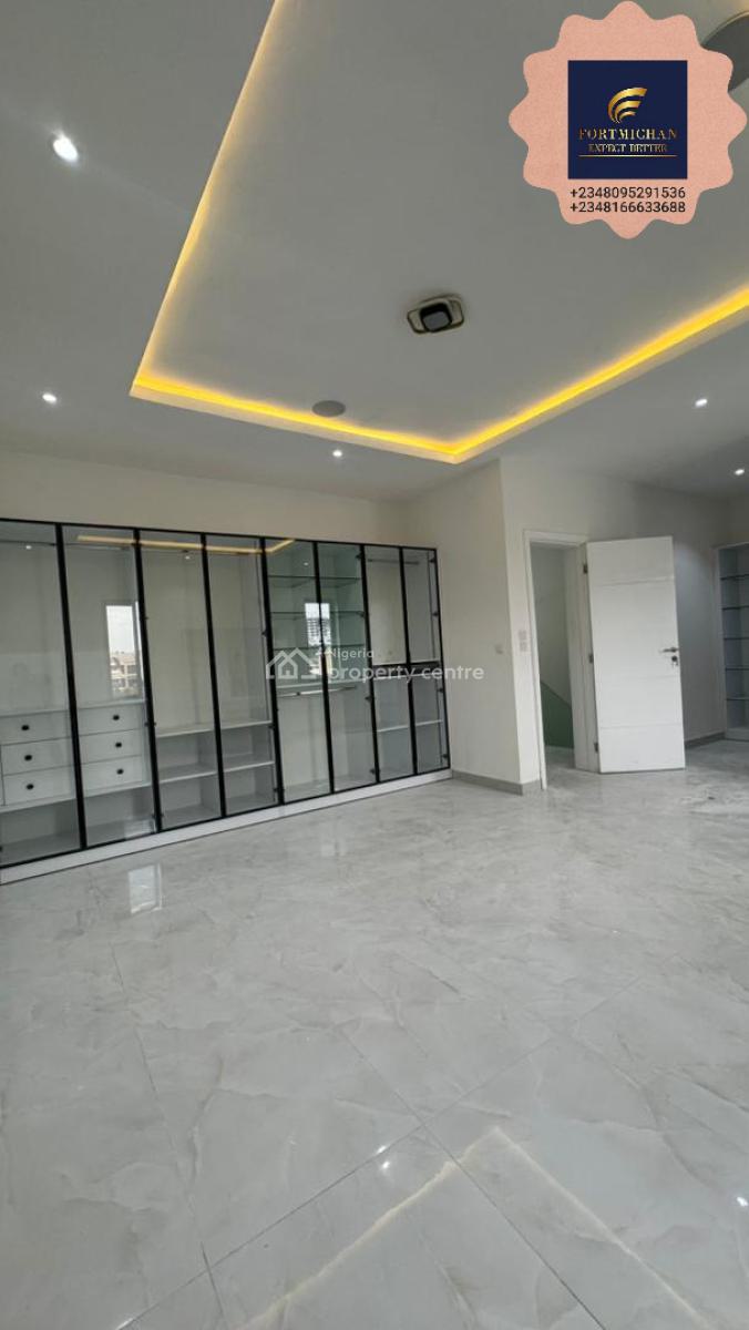 Newly Built Smart 5-bedroom Terrace Duplex with 2 Room Bq, Parkview Estate, Ikoyi, Lagos, Terraced Duplex for Rent