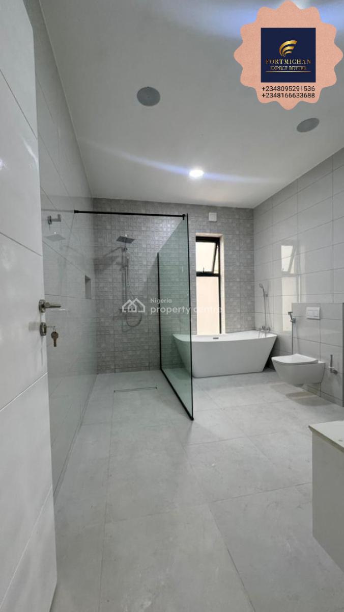 Newly Built Smart 5-bedroom Terrace Duplex with 2 Room Bq, Parkview Estate, Ikoyi, Lagos, Terraced Duplex for Rent