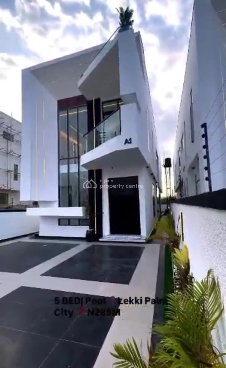 Luxury 5bedroom, Lekki Palm City Estate, Ajah, Lagos, Detached Duplex for Sale