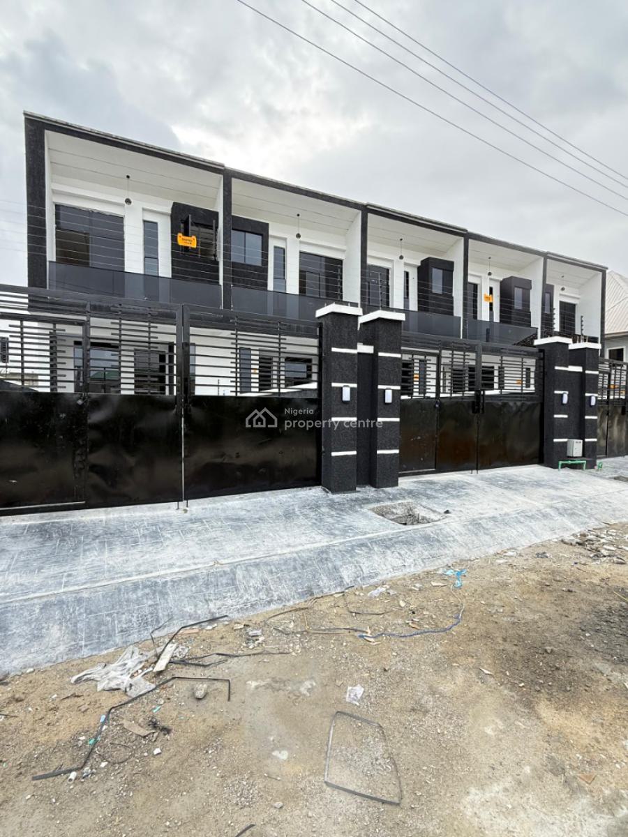Affordable  Slef Gated 4 Bedroom Terrace Duplex with Bq, Ikota, Lekki, Lagos, Terraced Duplex for Sale