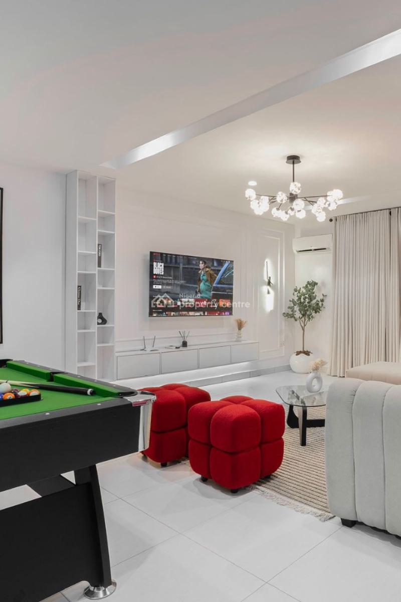 Luxury Specious 4 Bedroom Duplex with Private Swimming Pools, Located Inside Secured and Clean Estate,clean Water,starlink Internet, Ologolo, Lekki, Lagos, Flat / Apartment Short Let