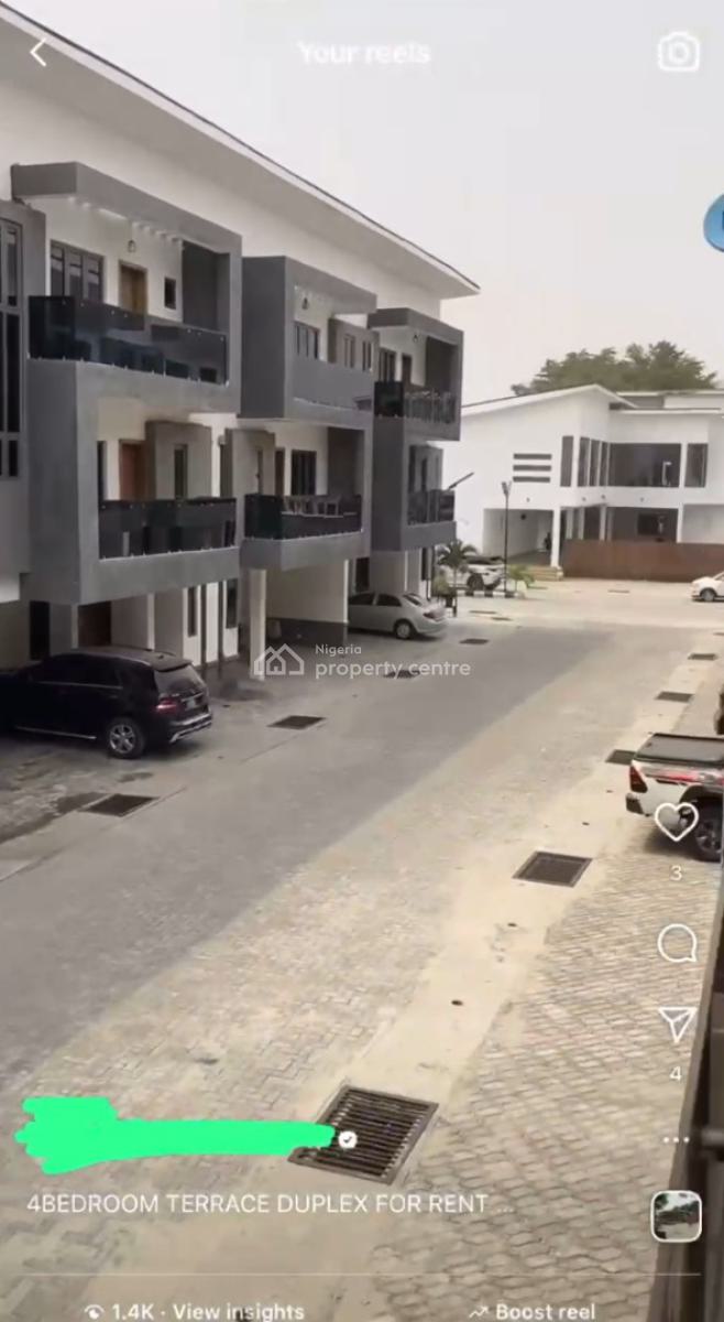 4 Bedroom Terrace Duplex, Ilasan, Lekki, Lagos, Terraced Duplex for Sale