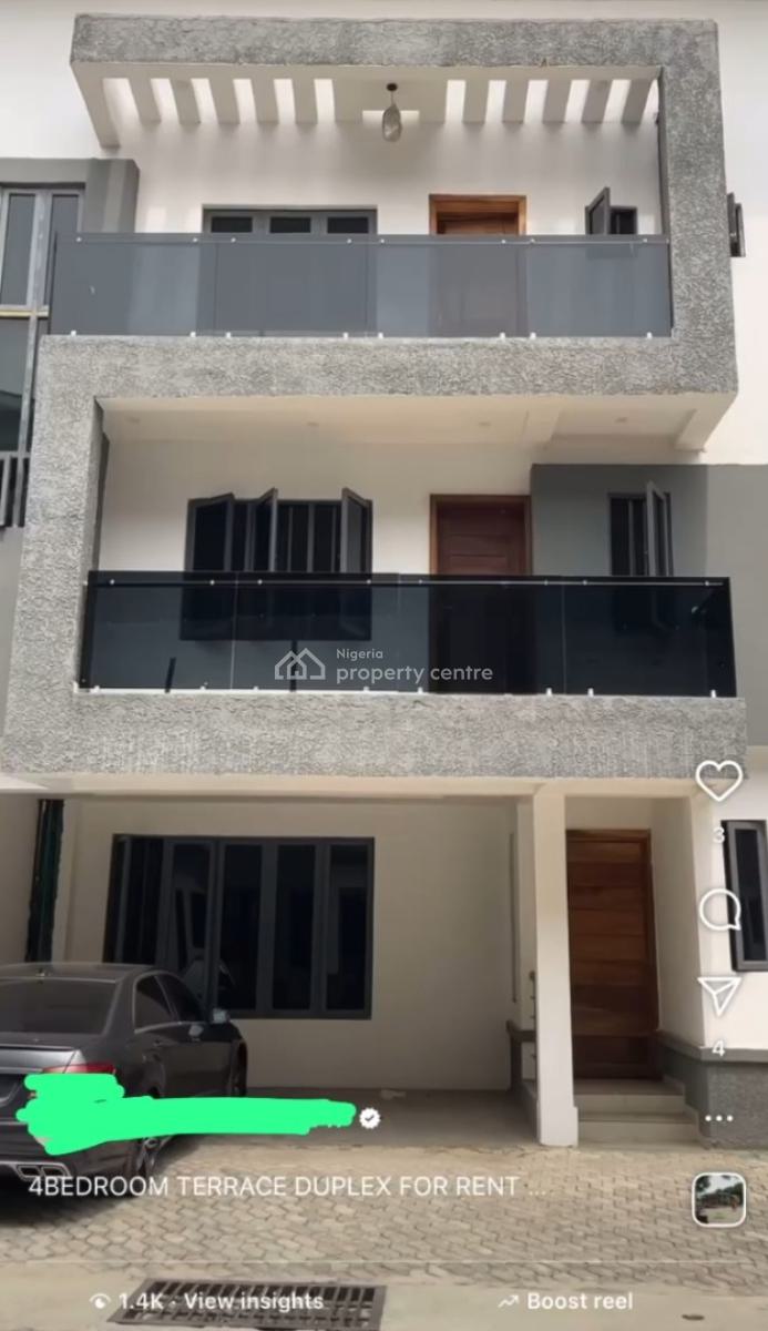 4 Bedroom Terrace Duplex, Ilasan, Lekki, Lagos, Terraced Duplex for Sale