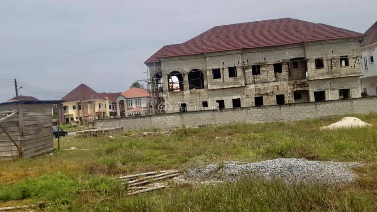 978sqm with Massive Carcass and Large Empty Space for Smart Investors, Crown Estate, Sangotedo, Ajah, Lagos, Detached Duplex for Sale