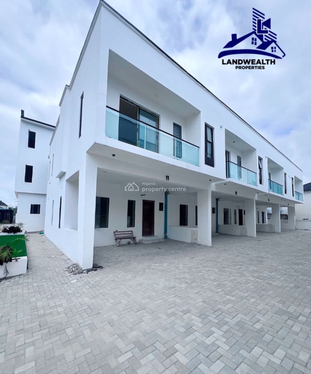 Fully Serviced 4 Bedroom Terrace with 24hrs Electricity & Security, Secure Estate at Orchid Lekki, Lekki, Lagos, Terraced Duplex for Sale