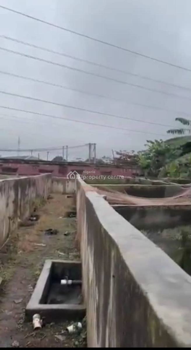 44 Chambers Fish Pond Sitting on a 1,500sqm of Land, Jolasco Via Lamber Tipper Garage, Akute, Ifo, Ogun, Commercial Land for Sale