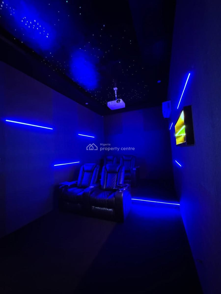 Luxury 5 Bed Detached Swimming Pool,cinema Duplex with Bq, Secure Estate at Sangotedo, Behind Shoprite Road,, Sangotedo, Ajah, Lagos, Detached Duplex for Sale