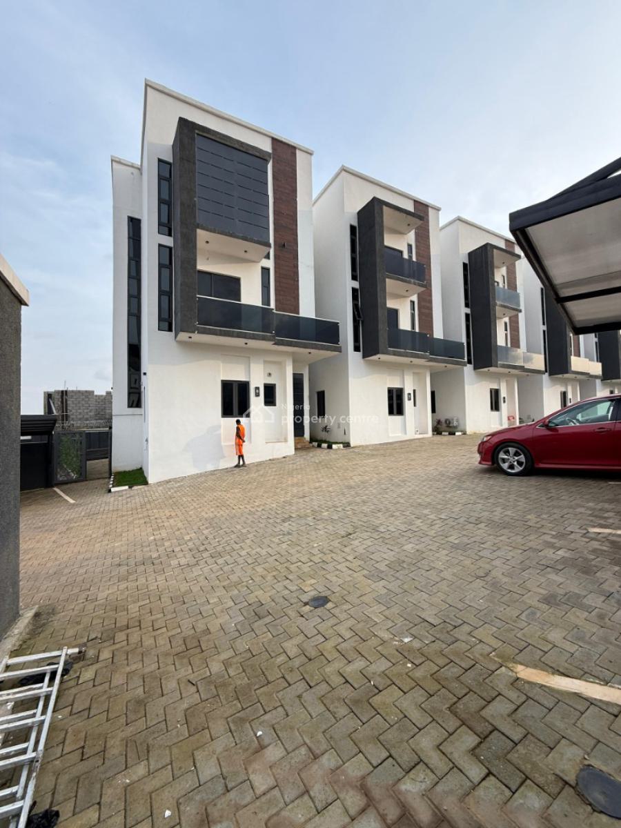 Four (4) Bedrooms Terrace Duplex with Bq, Katampe Extension, Katampe, Abuja, Terraced Duplex for Sale