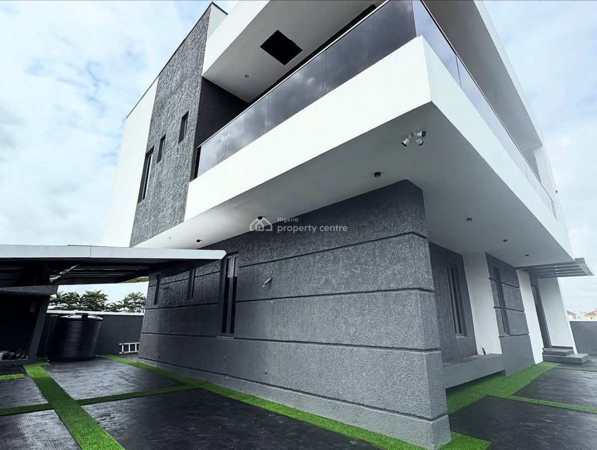 Most Affordable Luxurious 5 Bedroom Fully Detached with Bq, Pool,, Behind Shop Rite Sangotedo, Sangotedo, Ajah, Lagos, Detached Duplex for Sale