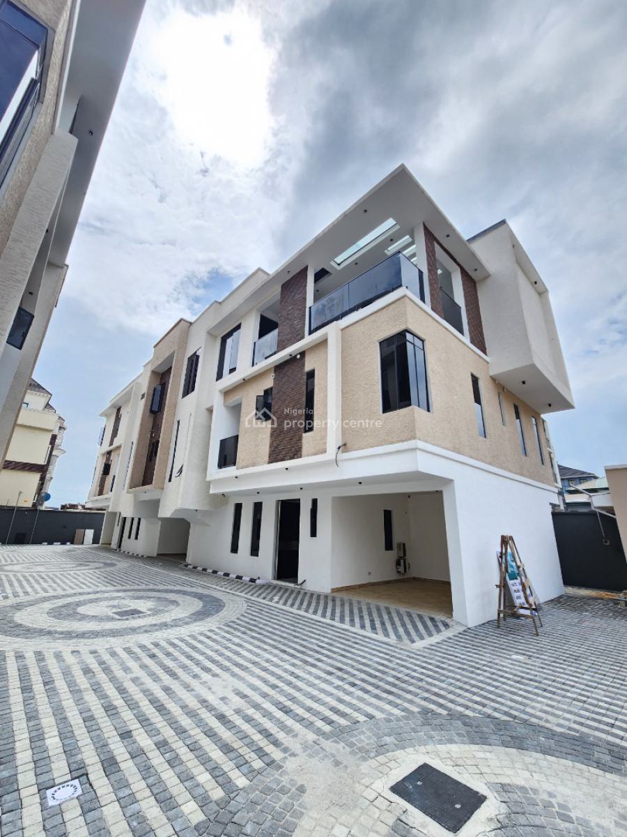 Elegant 4 Bedroom Terrace Duplex with Bq in a Prime Location, Ikate, Lekki, Lagos, Terraced Duplex for Sale