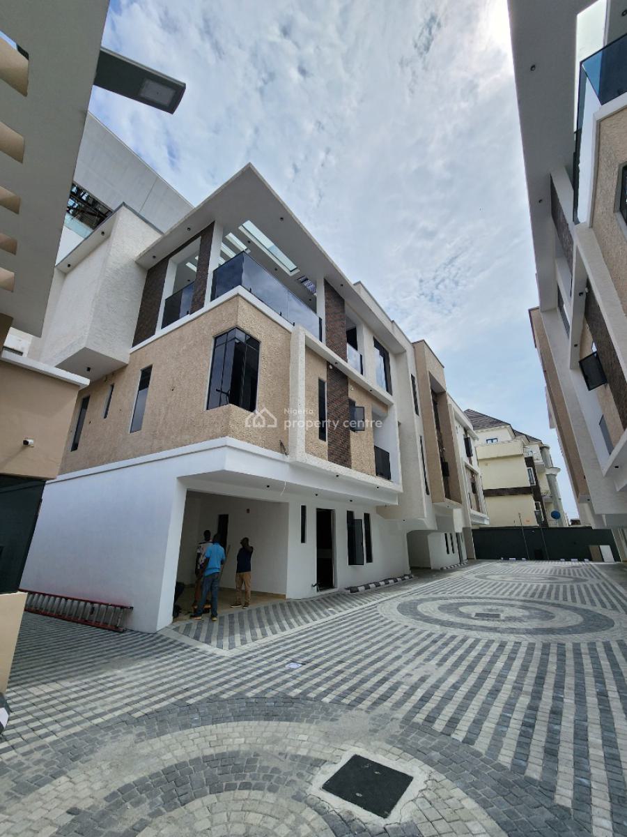 Elegant 4 Bedroom Terrace Duplex with Bq in a Prime Location, Ikate, Lekki, Lagos, Terraced Duplex for Sale