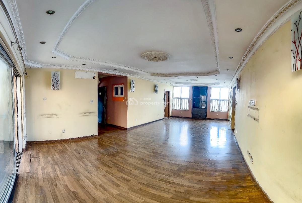 Spacious 3 Bedroom Apartment on The 11th Floor, Eric Moore Towers, Eric Moore Road, Eric Moore, Surulere, Lagos, Flat / Apartment for Sale