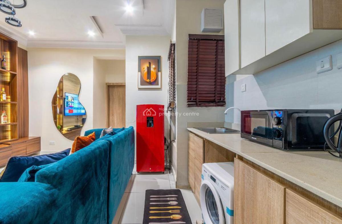 Nicely Furnished 1 Bedroom Apartment, Chevron, Lekki, Lagos, Flat / Apartment Short Let