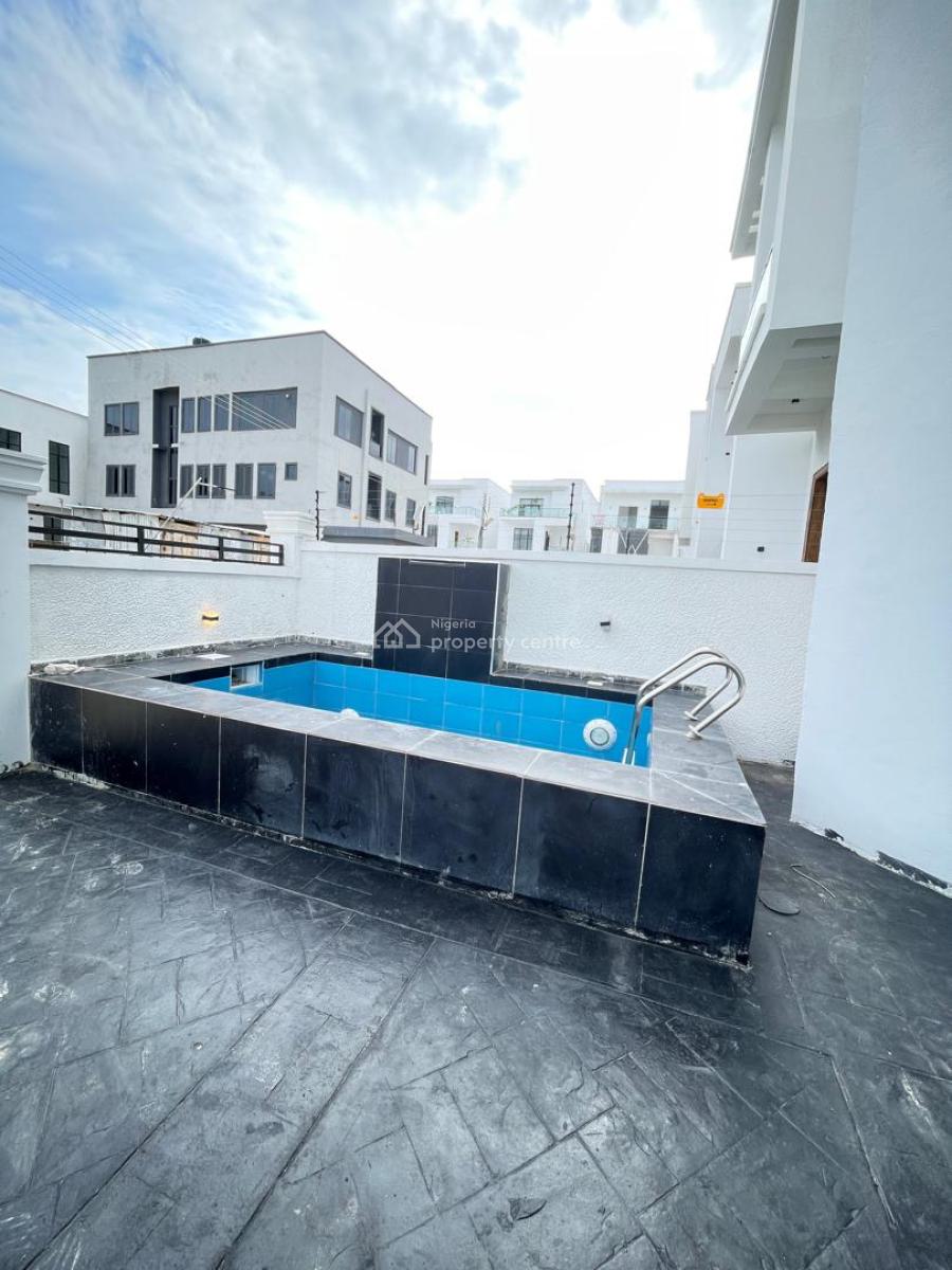 Brand New 4bedroom Detached Duplex with a Room Bq & Pool, Chevron, Lekki, Lagos, Detached Duplex for Sale