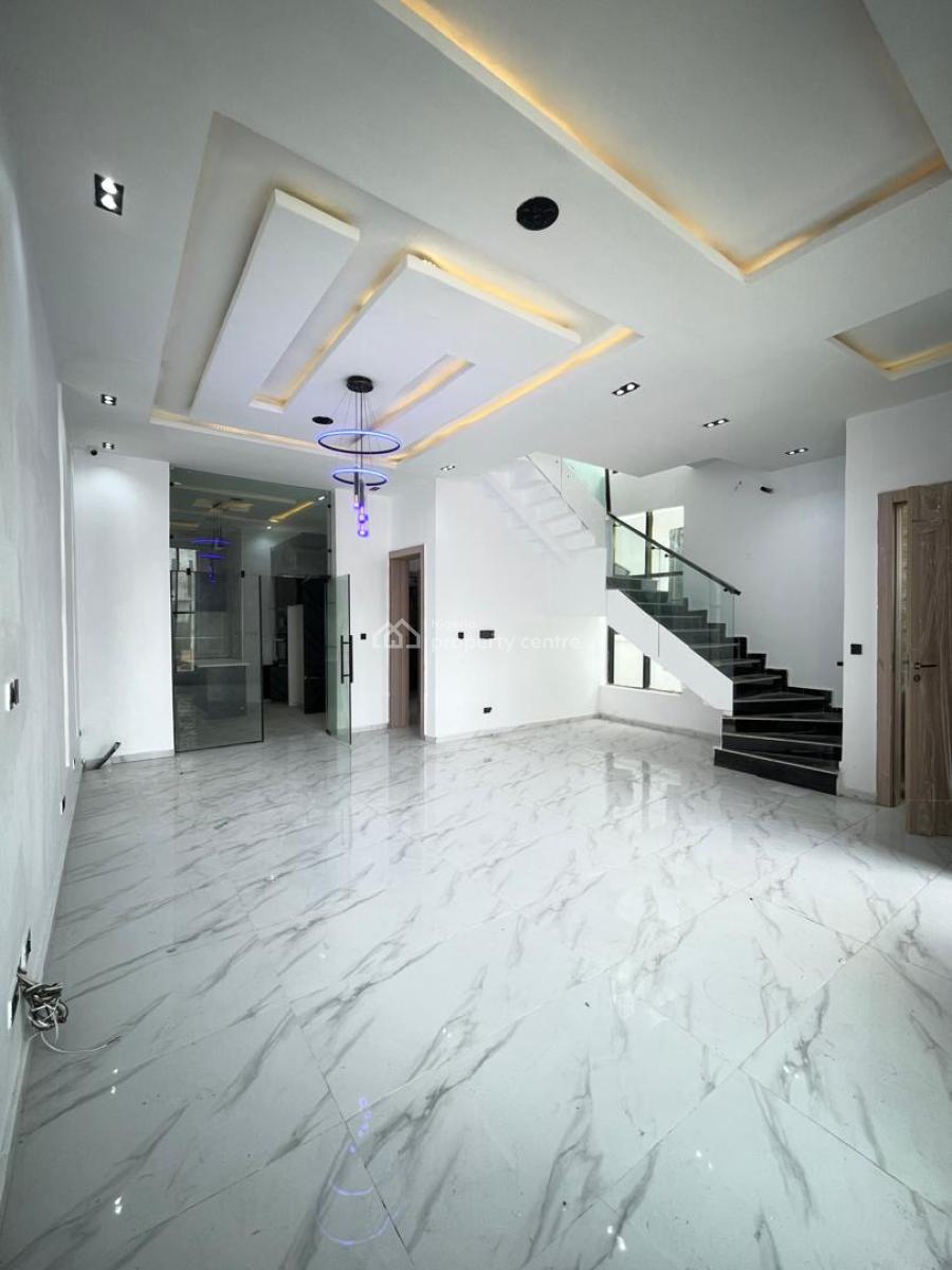 Brand New 4bedroom Detached Duplex with a Room Bq & Pool, Chevron, Lekki, Lagos, Detached Duplex for Sale