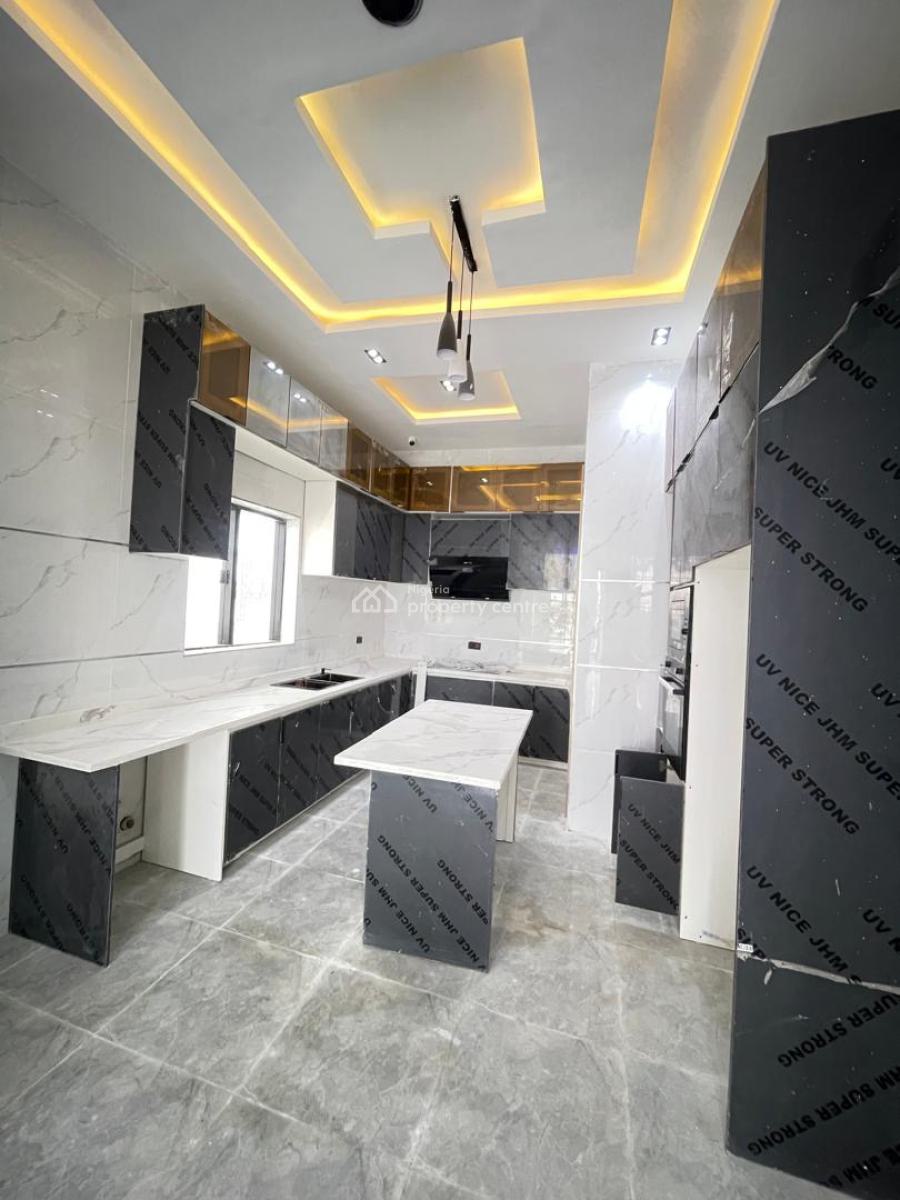 Brand New 4bedroom Detached Duplex with a Room Bq & Pool, Chevron, Lekki, Lagos, Detached Duplex for Sale
