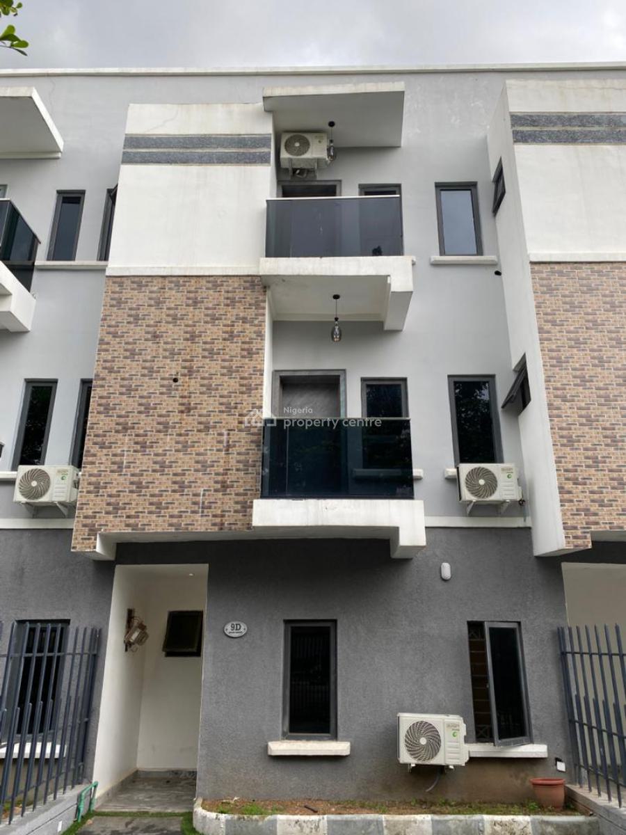 Newly Built 5 Bedroom Terrace Duplex with Bq, Wuse, Abuja, Terraced Duplex for Rent
