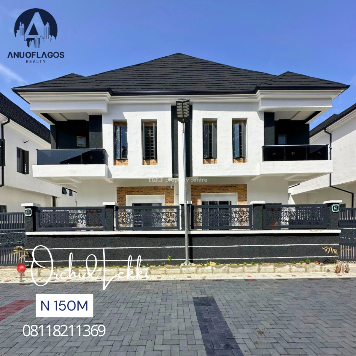Fully Serviced and Spacious 4 Bedroom Duplex with Bq, Lekki, Lagos, Semi-detached Duplex for Sale