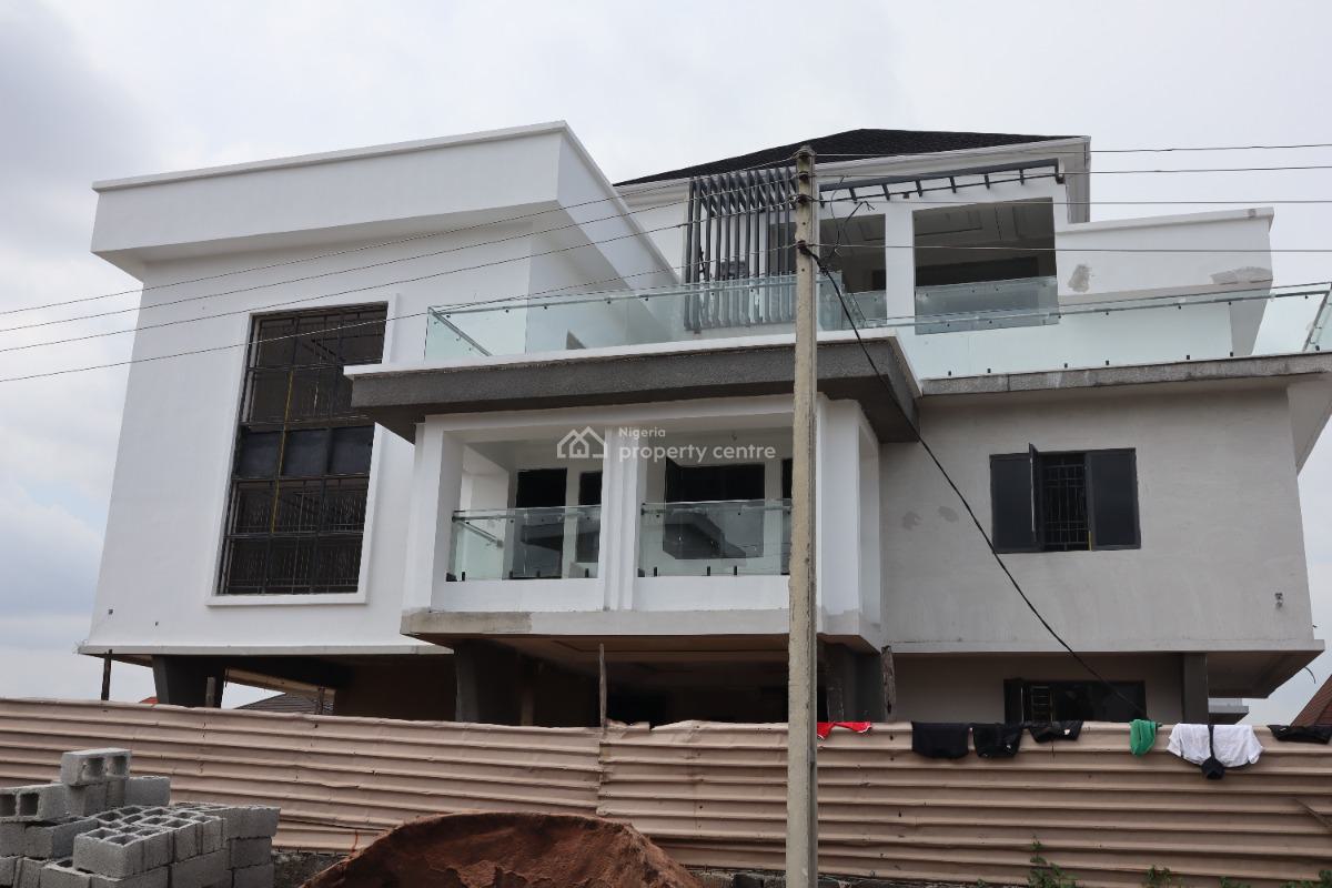 Luxury 9 Bedroom Mansion with 7 Parlours and 12 Rooms Bq, By Channel Television, Guzape District, Abuja, Detached Duplex for Sale