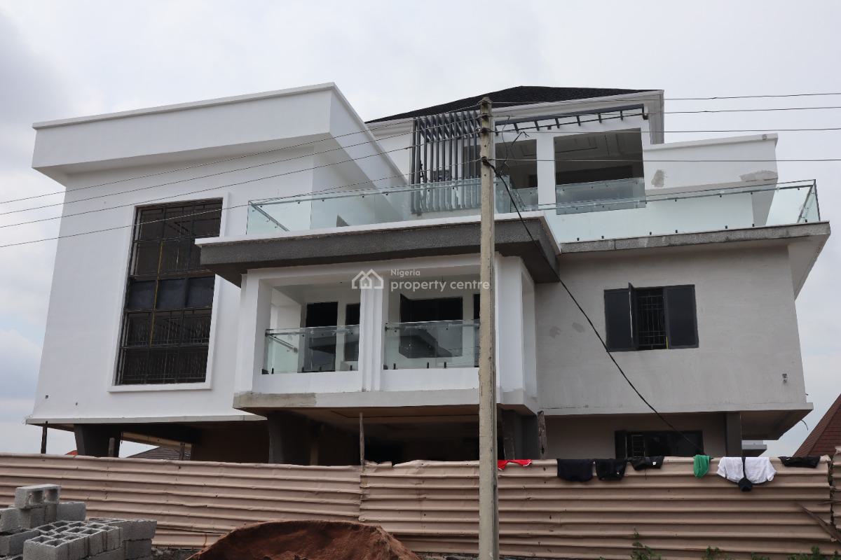 Luxury 9 Bedroom Mansion with 7 Parlours and 12 Rooms Bq, By Channel Television, Guzape District, Abuja, Detached Duplex for Sale