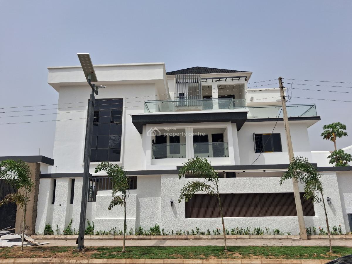 Luxury 9 Bedroom Mansion with 7 Parlours and 12 Rooms Bq, By Channel Television, Guzape District, Abuja, Detached Duplex for Sale