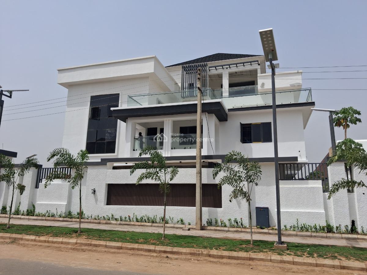 Luxury 9 Bedroom Mansion with 7 Parlours and 12 Rooms Bq, By Channel Television, Guzape District, Abuja, Detached Duplex for Sale