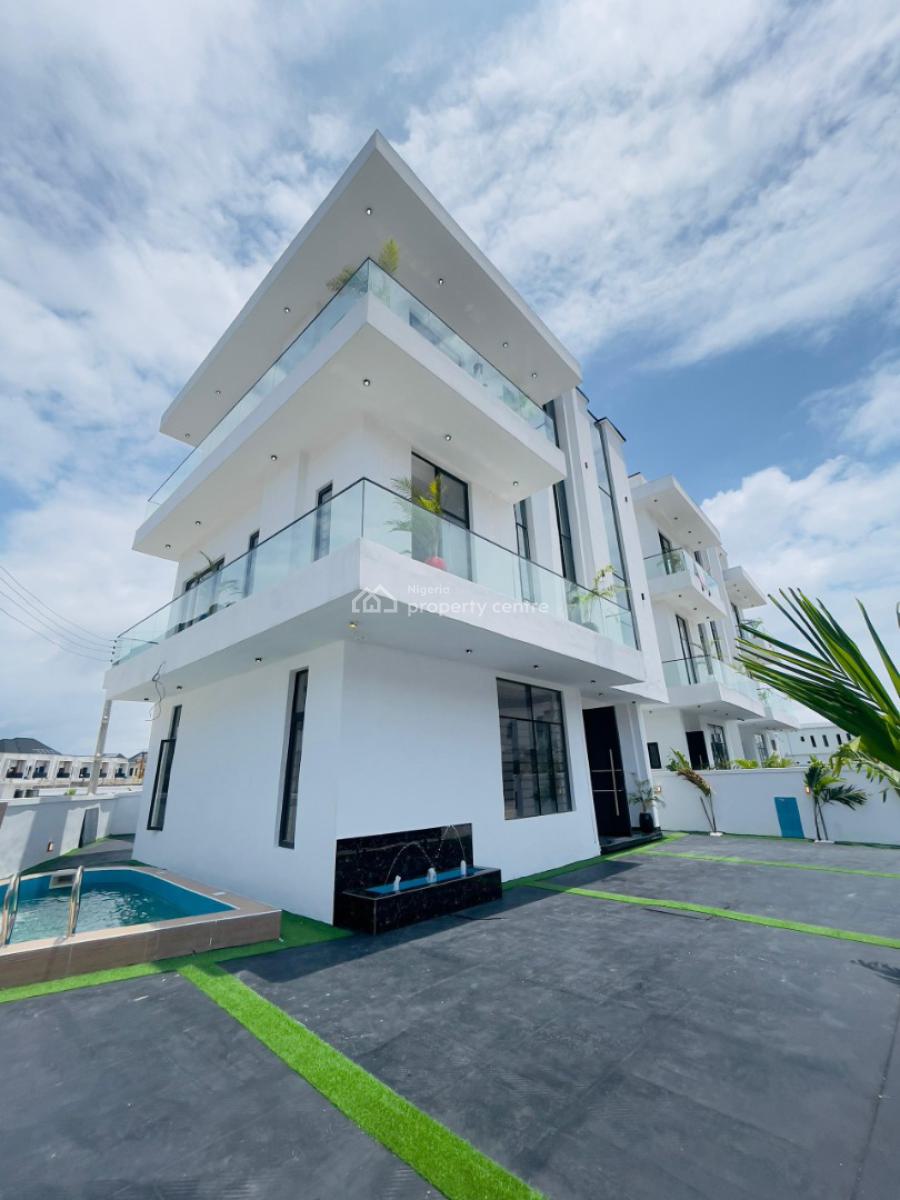 Stunning 5 Bedrom Fully Detached Duplex, Chevron Toll, Lekki, Lagos, Detached Duplex for Sale