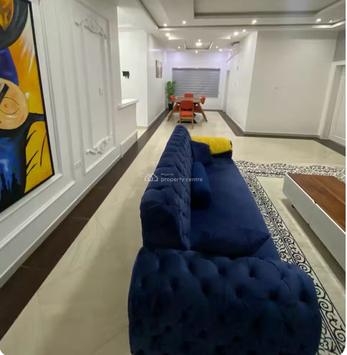 Fully Serviced 3 Bedroom Flat with Pool, Lekki Phase 1, Lekki, Lagos, Flat / Apartment for Rent