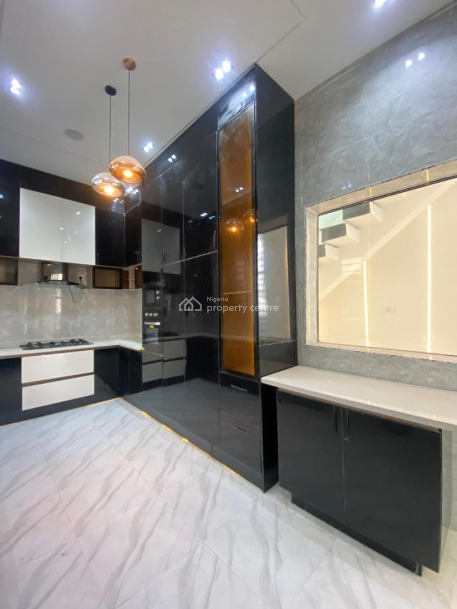 5 Bedroom Fully Detached Duplex with Bq,study& Swimming Pool, Chevron Alternative, Lekki, Lagos, Detached Duplex for Sale