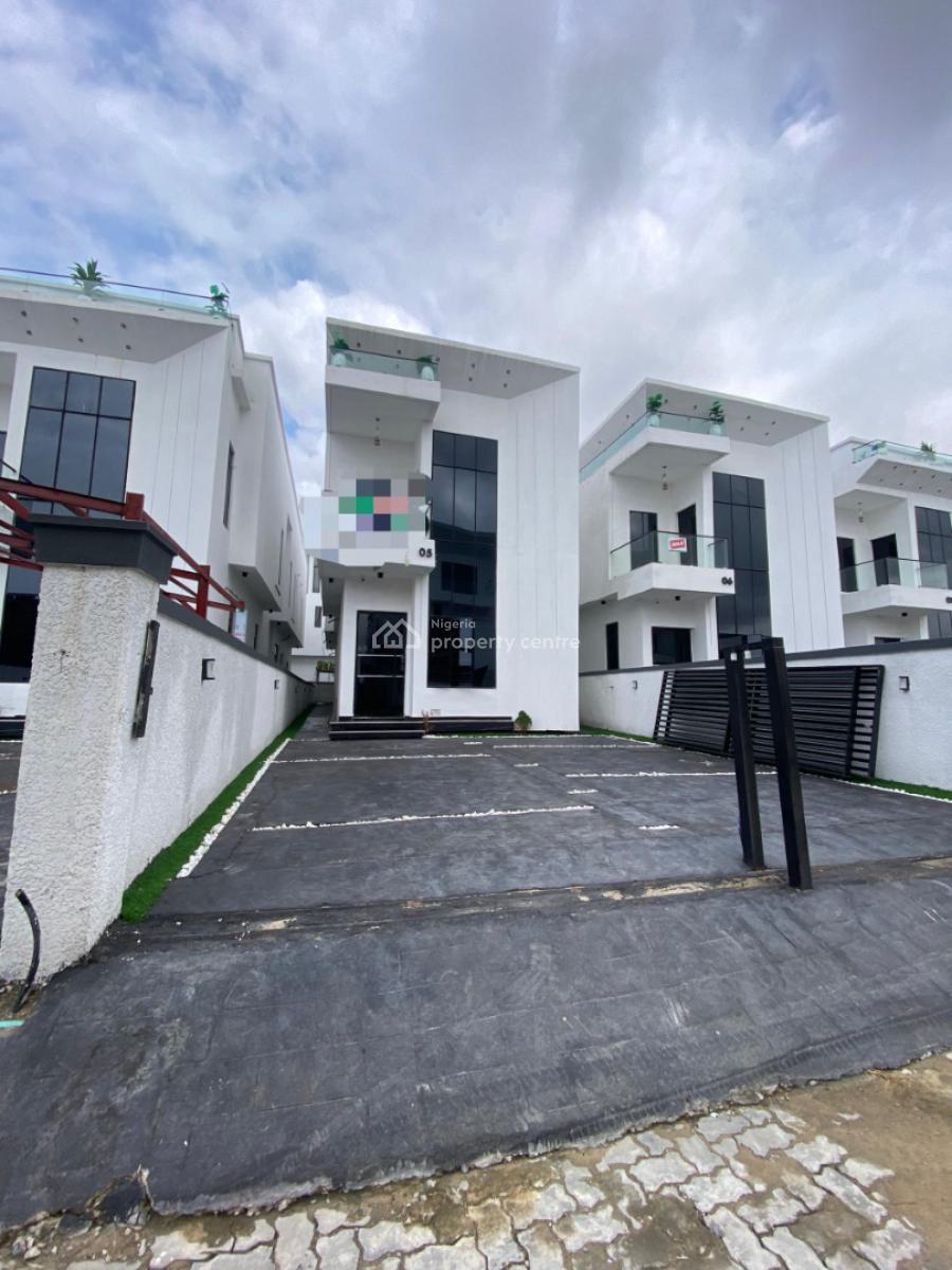 5 Bedroom Fully Detached Duplex with Bq & Swimming Pool, Chevron Alternative, Lekki, Lagos, Detached Duplex for Sale