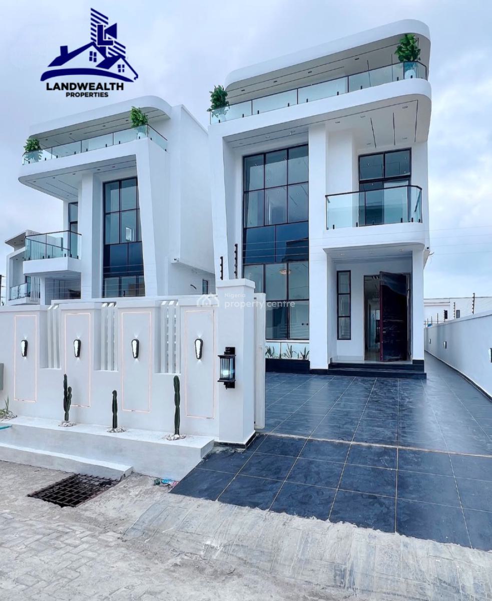 Contemporary 5 Bedroom Fully Detached with Swimming Pool Duplex, Secure Estate at Orchid, Lekki, Lagos, Detached Duplex for Sale