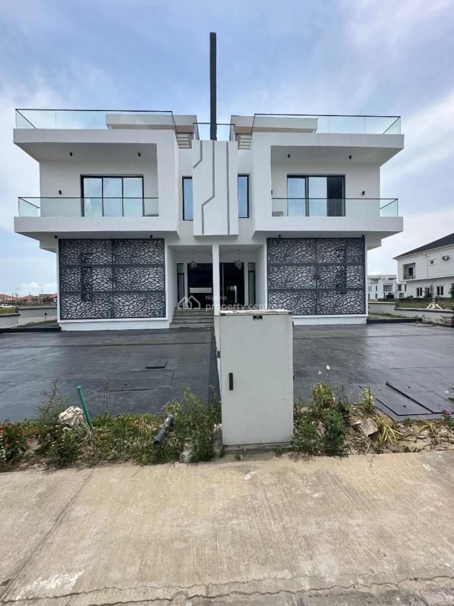 Fully Smart 5 Bedrooms Semi-detached Duplex in a Great Estate, Cowrie Creek Estate, Ikate, Lekki, Lagos, Semi-detached Duplex for Sale
