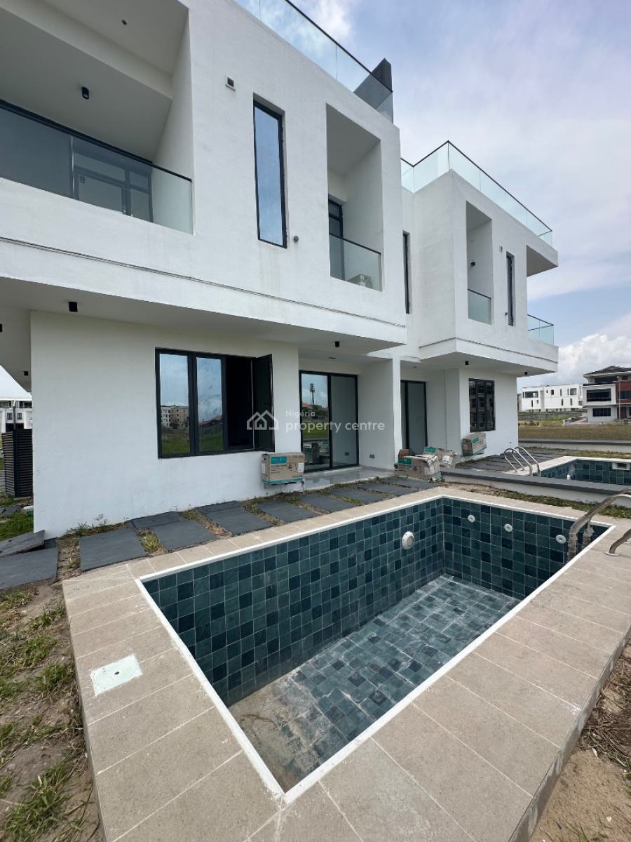 Fully Smart 5 Bedrooms Semi-detached Duplex in a Great Estate, Cowrie Creek Estate, Ikate, Lekki, Lagos, Semi-detached Duplex for Sale