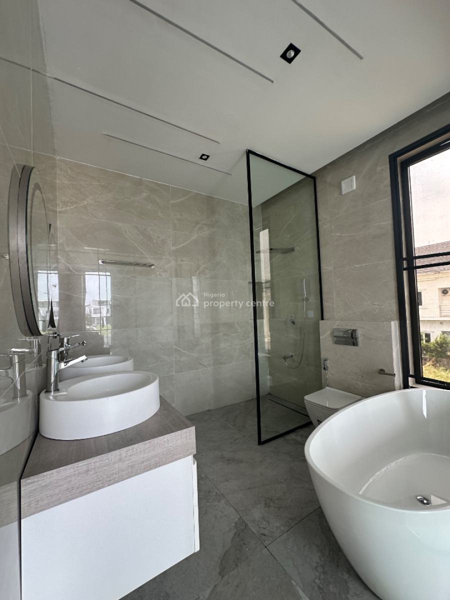 Fully Smart 5 Bedrooms Semi-detached Duplex in a Great Estate, Cowrie Creek Estate, Ikate, Lekki, Lagos, Semi-detached Duplex for Sale
