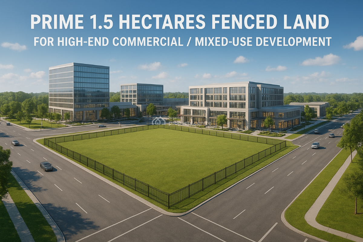 Prime 1.5 Hectares Fenced Land for High-end Commercial / Mixed Use Development, Bode Thomas - Western Avenue, Surulere, Lagos, Land for Sale
