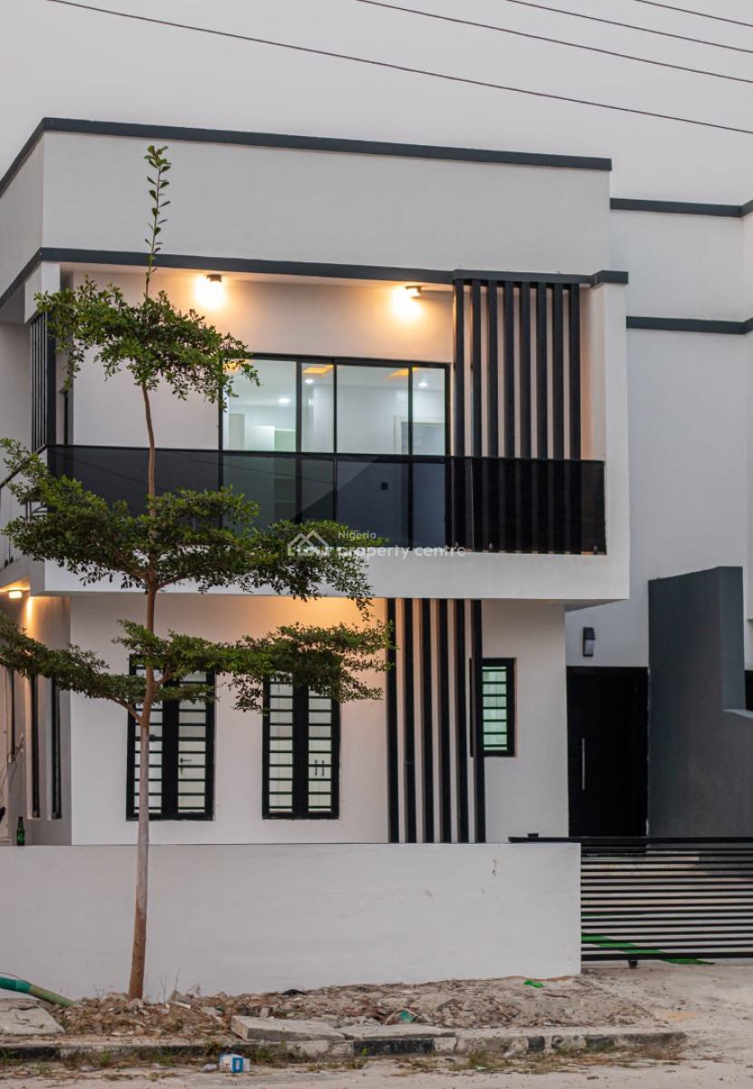 Newly Built 4 Bedrooms Duplex with Bq, Amity Estate, Abijo, Lekki, Lagos, Semi-detached Duplex for Sale