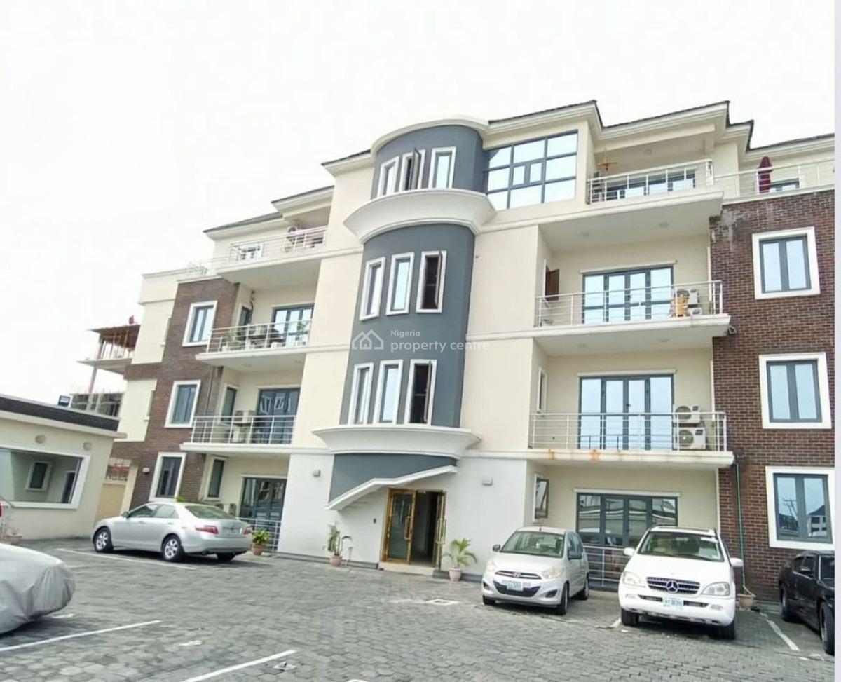 Unfurnished 3 Bedroom Flat Ensuite with Bq, Pool, Off Freedom Way, Lekki Phase 1, Lekki, Lagos, Flat / Apartment for Rent